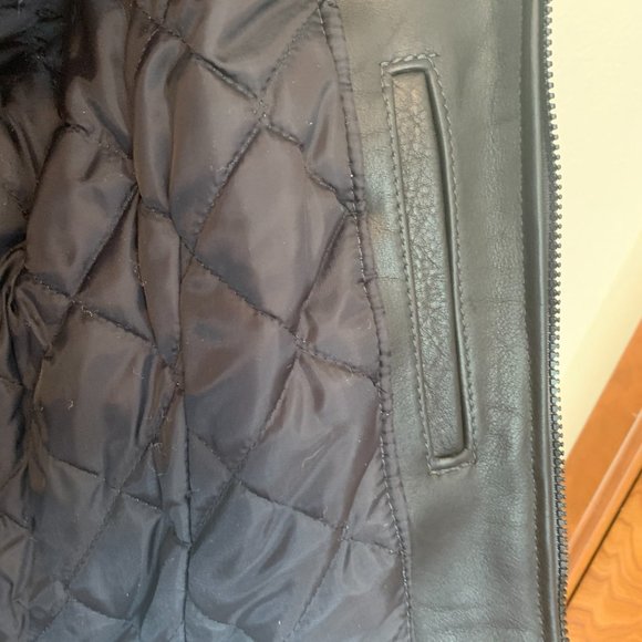 Pristine California Creations Woman's 12 Black Leather Motorcycle Jacket - Picture 7 of 14